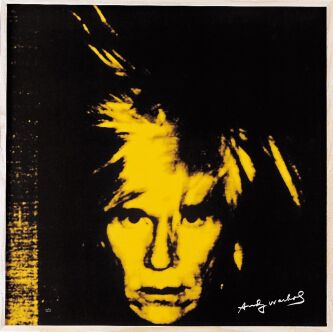 Patera porcelanowa 'Warhol - yellow" A. Warhol