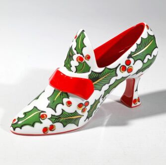 Obiekt porcelanowy "Andy's Merry Christmas shoe" A. Warhol