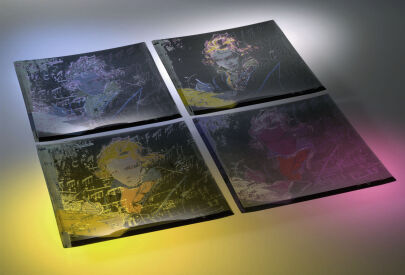 Zestaw 4 pater "Beethoven" 30cm A. Warhol