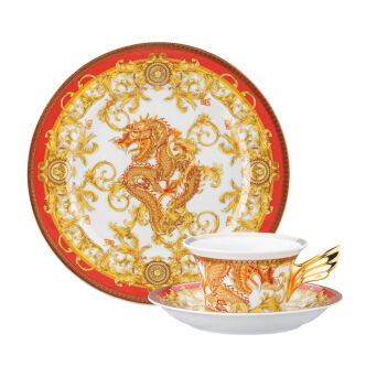 Asian Dream - filiżanka herb. + talerz 22cm