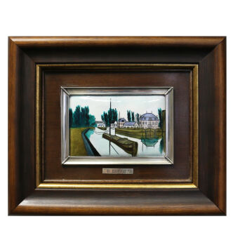 "Canal De Saint Quentin" 1967 - wg  Bernard Buffet